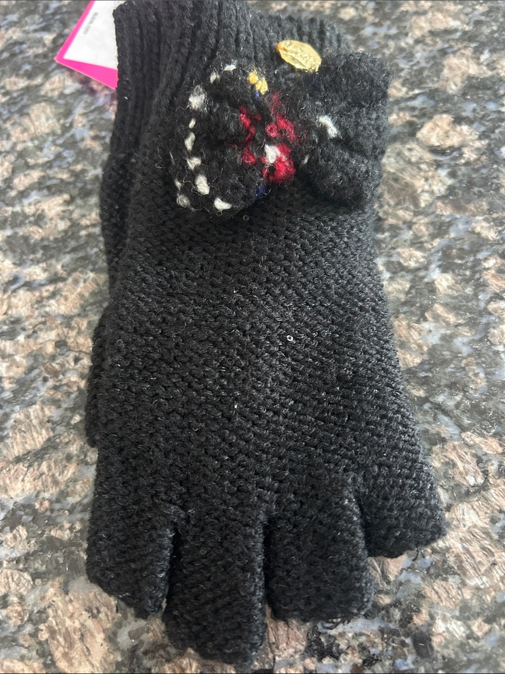 BETTY JOHNSON FINGERLESS/TEXTING GLOVES NWT